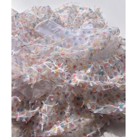 Norstrom Dot Top White Multicolor Dotted Sleeveless Women’s Sz Small NWT - Picture 9 of 13